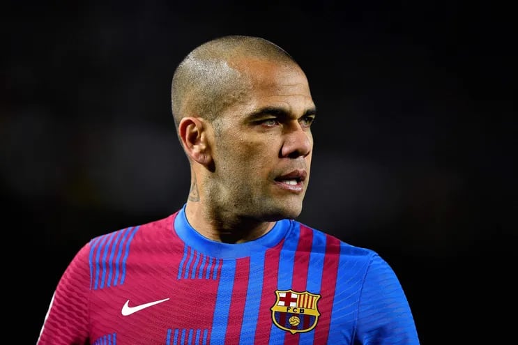 Dani Alves, 39 años, ex jugador del Barcelona.