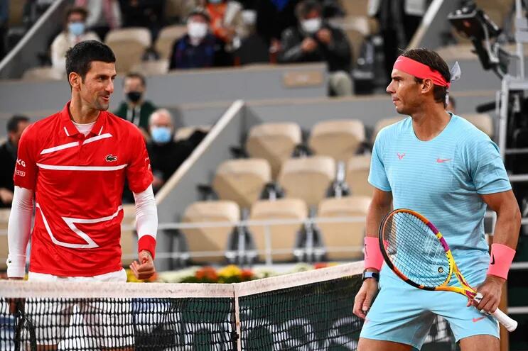 Djokovic y Nadal chocarán en Roland Garros el viernes.