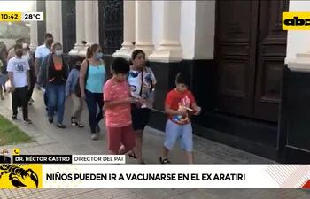 Niños pueden ir a vacunarse en el ex Aratirí