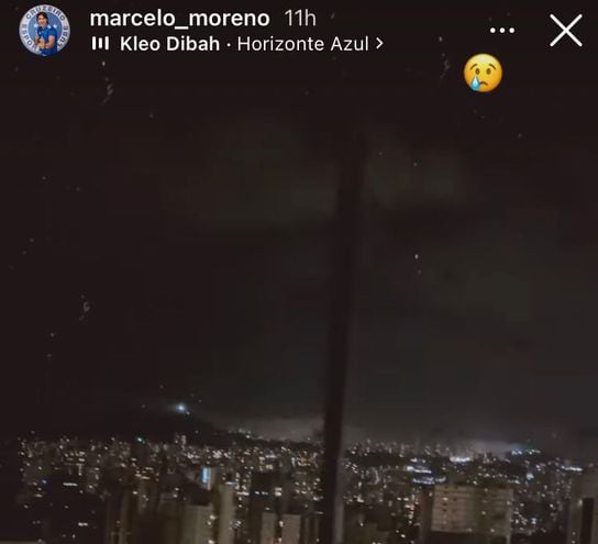 La publicación de Marcelo Martins Moreno después de la victoria de Cerro Porteño en el estreno del torneo Apertura 2022.