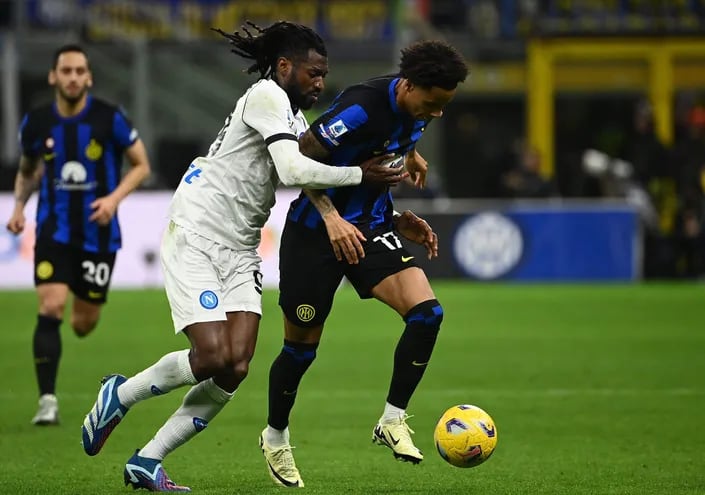 Inter y Nápoles empataron en Italia