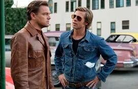 Leonardo DiCaprio y Brad Pitt en "Había una vez en Hollywood".
