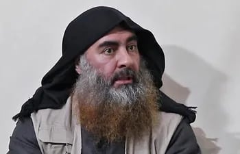 Abu Bakr al Bagdadi, líder del Estado Islámico, en abril de este año.