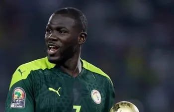 Kalidou Koulibaly ganó la Copa de África con Senegal.
