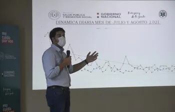 El Dr. Guillermo Sequera, de Vigilancia de la Salud.