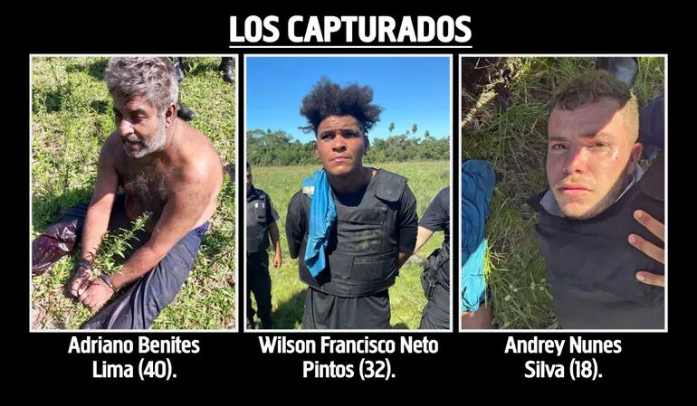 Los tres capturados por el caso del atentado al jefe policial.