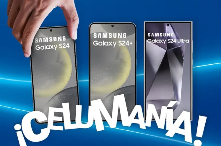 Los Samsung Galaxy S24, S24 Plus y S24 Ultra en la Celumanía.