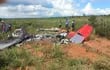 Una avioneta cayó este domingo en la comunidad Río Verde, distrito de Curuguaty.