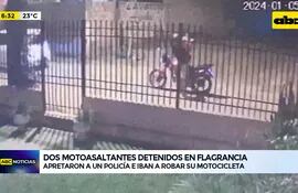 Video: Dos motoasaltantes detenidos en flagrancia