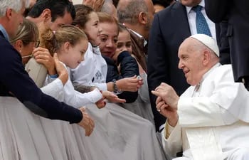 El papa Francisco lideró hoy la audiencia general de cada miércoles en el Vaticano.