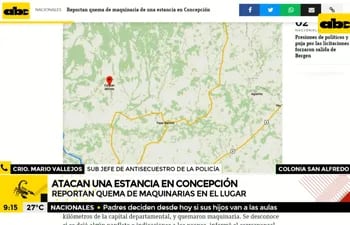 Atacan una estancia en Concepción