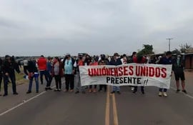 Pobladores exigen el recapado de un tramo que une Unión con San Estanislao.