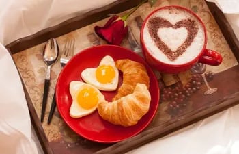 Desayuno del Día de los Enamorados.
