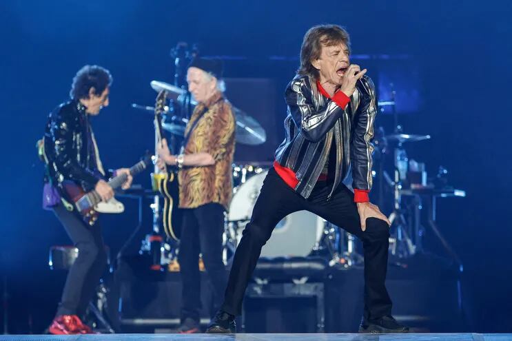 Los Rolling Stones durante un concierto en St. Louis, Misuri, el pasado domingo.