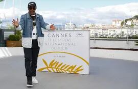 El director Spike Lee se presentó en Cannes en la 71 gala anual correspondiente al año 2018 con su película 'BlacKkKlansman'.