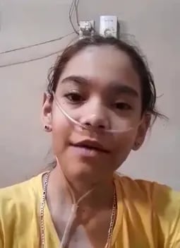 Bianca Giménez, una nena de 13 años con fibrosis quística, pide ayuda al Gobierno para acceder a un medicamento vital para su tratamiento.