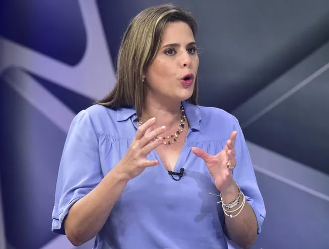 Kattya González en el programa No Tiene Nombre de ABC TV.