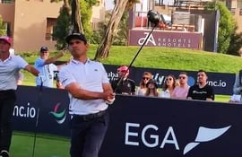 El golfista paraguayo Fabrizio Zanotti.