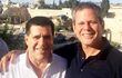 Horacio Cartes y su amigo Darío Messer en uno de los viajes oficiales que realizaron a Israel.