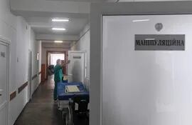 En el hospital de Kharkiv, Ucrania, donde reciben a los civiles.