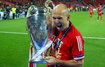 Robben ganó con el Bayern Munich la Champions League en el 2013.