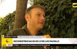 Contraloría confirma inconsistencias en declaraciones juradas de Luis Paciello