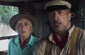 Emily Blunt y Dwayne Johnson en "Jungle Cruise".