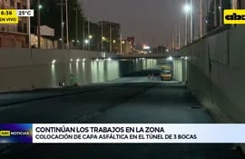 Video: continúan los trabajos del Túnel de Tres Bocas