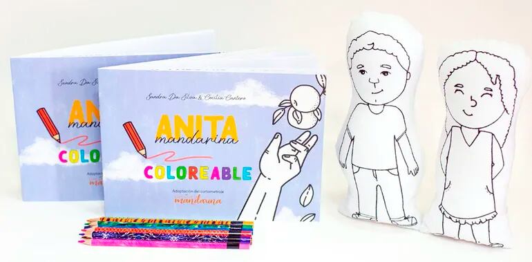 El cuento “Anita mandarina” presentará mañana su versión para colorear,  que vendrá junto a un DVD.