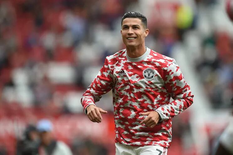 Cristiano Ronaldo cumple su segundo ciclo en el Manchester United. AFP
