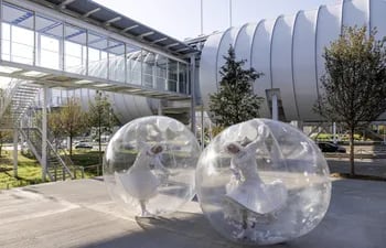 El Centro Europeo de Física de Partículas (CERN) dio hoy un gran paso para acercarse más al público al inaugurar un conjunto de instalaciones educativas -al estilo de un gran museo completamente interactivo- adaptadas para todos, a partir de los cinco años, y con las que quiere satisfacer la explosión en la demanda de visitas y que ahora podrán ser hasta medio millón al año.