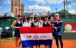 Las chicas de Paraguay +40 se alzaron con el título sudamericano en el Yacht.