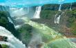 Las Cataratas de Yguazú recuperaron su esplendor con el aumento de flujo de agua.