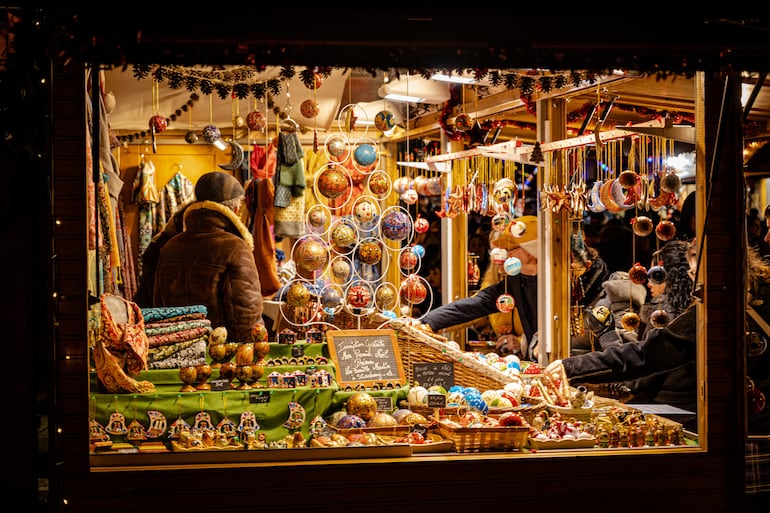 Temporada navideña en Estrasburgo, Francia.