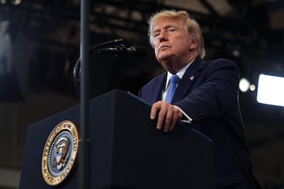 Donald Trump, presidente de los Estados Unidos.