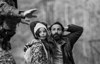 Fotograma de la película "Frontera verde" (2023), de Agnieszka Holland