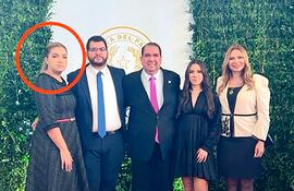 Andrea Letizia Paredes Acosta percibe un salario de G. 6.200.000 y ocupa el cargo de jefa del despacho del senador López.