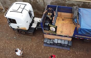 La marihuana prensada totalizó 1.635 kilos.