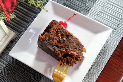 Torta negra de Navidad.