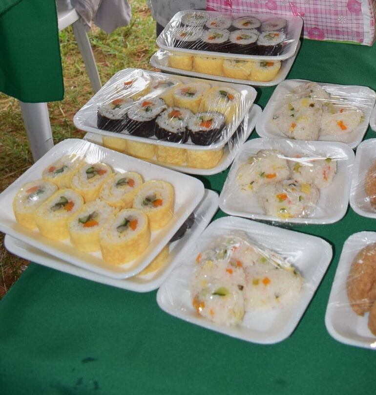 Platos tradicionales de la gastronomía paraguaya-japonesa se podrá también adquirir durante la Expo Frutas.