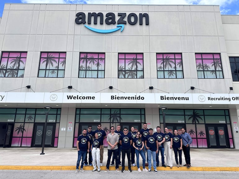 Los estudiantes del MBA Dual de USIL en una de las visitas realizadas en Estados Unidos.