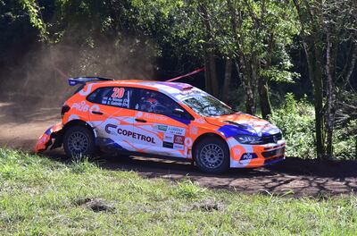 Agustín Alonso y Edgardo Galindo lideran con comodidad el Petrobras Campeonato Nacional de Rally, con tres carreras ganadas de cuatro posibles.