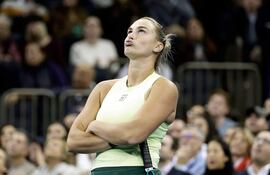 Aryna Sabalenka, la mejor jugadora del circuito mundial del tenis en la actualidad.