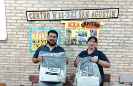 En en Central Educativo San Agustín de San Antonio ya recibieron los kits de útiles escolares.