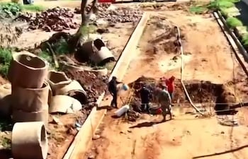 Bomberos de búsqueda y rescate volverán a rastrillar desde el punto de inicio hasta la zona más baja.