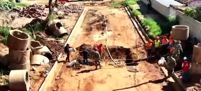 Bomberos de búsqueda y rescate volverán a rastrillar desde el punto de inicio hasta la zona más baja.