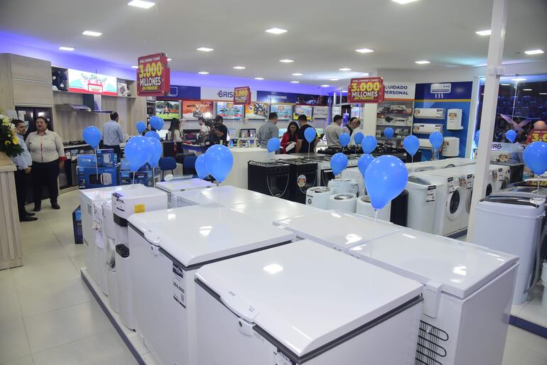 Stand de Bristol en la Expo de Mariano Roque Alonso.