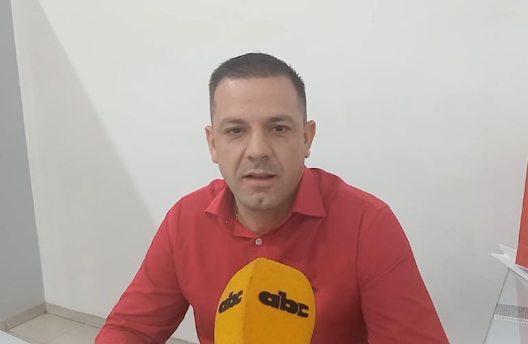 Rubén Rivas, gerente de un importante centro comercial de Pedro Juan Caballero.