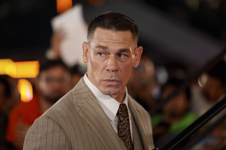 John Cena durante la presentación de 'Matchbox' en Ciudad de México.