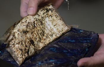 La cocaína hallada en el marco del operativo "Conexión España" estaba oculta en tablas de parquet que iban a ser importadas.